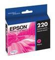 Epson (220) WorkForce WF-2630, 2650, 2660 DURABrite Ultra Magenta Ink Cartridge (165 Yield)