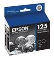 Epson (125) DURABrite Ultra Black Ink Cartridge Twin Pack (2 Pack of OEM# T125120) (2 x 445 Yield)
