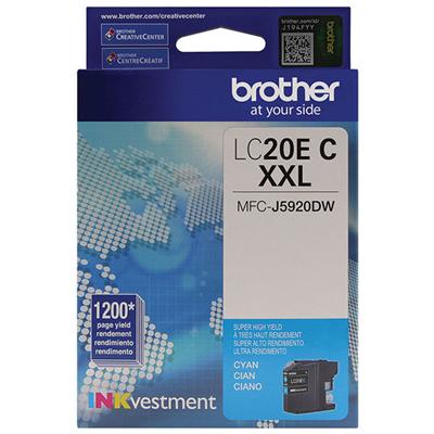 Brother MFC-J5920DW Super High Yield XL Cyan Ink Cartridge (1,200 Yield)