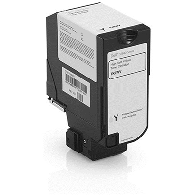 Dell S5840 Use and Return High Yield Yellow Toner Cartridge (OEM# 593-BBYB) (12,000 Yield)