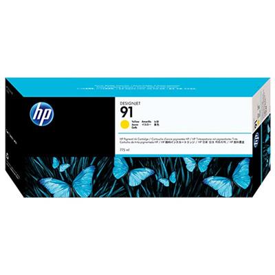 HP 91 (C9485A) 3-Pack Yellow Original Ink Cartridges (3 x 775 ml)