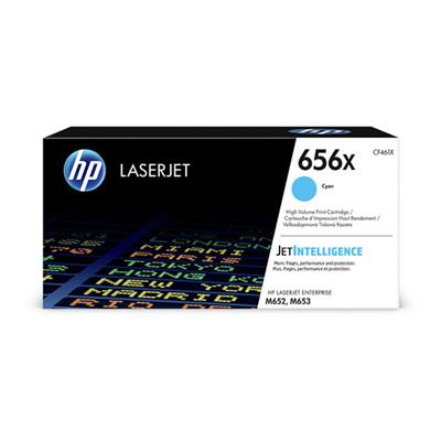 HP 656X (CF461X) Color LaserJet Enterprise M652, M653 High Yield Cyan Original LaserJet Toner Cartri
