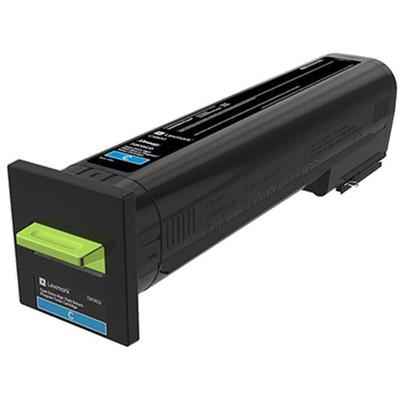 Lexmark CS820 Extra High Yield Cyan Return Program Toner Cartridge for US Government (22,000 Yield)