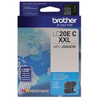 Brother MFC-J5920DW Super High Yield XL Cyan Ink Cartridge (1,200 Yield)