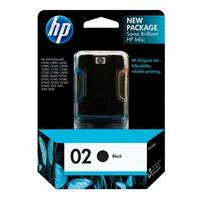 HP 02 Ink Cartridge, Black (660 Yield)