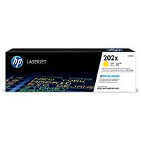 HP 202X (CF502X) Color LaserJet Pro M254, MFP M281 High Yield Yellow Original LaserJet Toner Cartrid